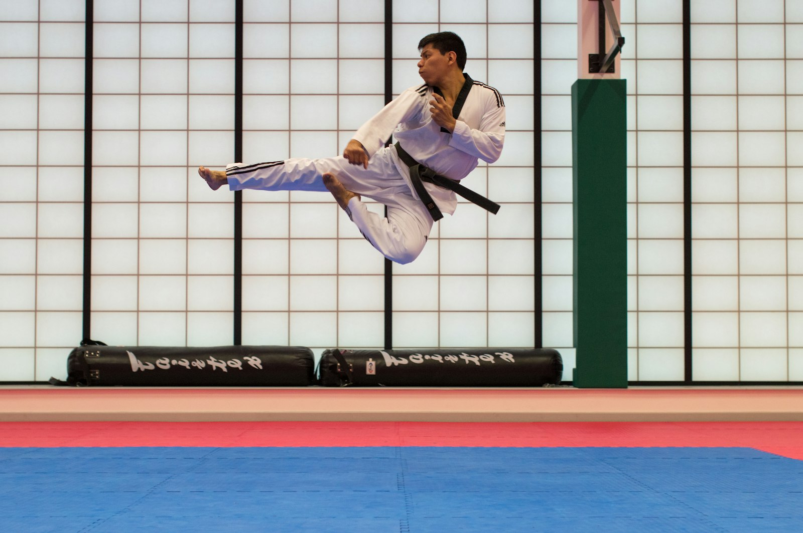 Competition-level martial arts kick
